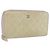 Portefeuille long CHANEL Matelasse en agneau Gold CC Auth 203081V Doré