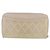 Portefeuille long CHANEL Matelasse en agneau Gold CC Auth 203081V Doré - vue 2
