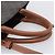 Céline Borsa a tracolla CELINE Macadam Canvas Triomphe in pelle 2way Brown Gold Auth mr2902A Marrone D'oro - vista 7