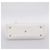 Borsa Christian Dior Canage in pelle bianca e argento Auth mr2872V Bianco - vista 5