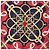 Hermès HERMES Foulard Carré 90 «Éperon d'Or» Seta Navy Auth bs37045 Blu navy - vista 6