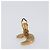 CHANEL Ohrringe Metall Gold Tone CC Auth 203053V - Ansicht 4