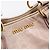 Borsa a mano Miu Miu in pelle 2way Beige Gold Auth 203225M D'oro - vista 19