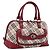BURBERRY Nova Check Handtasche Canvas Beige Silver Auth 203239A Silber