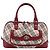 BURBERRY Nova Check Handtasche Canvas Beige Silver Auth 203239A Silber - Ansicht 13