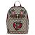 Zaino GUCCI GG Supreme Web Sherry Line PVC Beige Gold 427042 Auth 200331M D'oro - vista 13