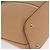 Borsa a mano BURBERRY in pelle beige tono oro Auth ti4017 - vista 19