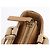 Borsa a mano BURBERRY in pelle beige tono oro Auth ti4017 - vista 21
