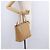 Borsa a mano BURBERRY in pelle beige tono oro Auth ti4017 - vista 29