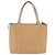 Borsa a mano BURBERRY in pelle beige tono oro Auth ti4017 - vista 3