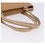Borsa a mano BURBERRY in pelle beige tono oro Auth ti4017 - vista 7