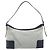 LOEWE Schultertasche Suede Light Blue Silver Auth 202960A Silber Hellblau - Ansicht 2