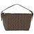 Céline Borsa a tracolla CELINE C Macadam Canvas Marrone Oro Auth 203001 D'oro - vista 13