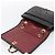 Borsa a tracolla CHANEL Matelasse con catena in pelle d'agnello nera e oro CC Auth 202897V Nero D'oro - vista 10