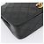 Borsa a tracolla CHANEL Matelasse con catena in pelle d'agnello nera e oro CC Auth 202897V Nero D'oro - vista 14