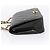 Borsa a tracolla CHANEL Matelasse con catena in pelle d'agnello nera e oro CC Auth 202897V Nero D'oro - vista 3