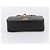 Borsa a tracolla CHANEL Matelasse con catena in pelle d'agnello nera e oro CC Auth 202897V Nero D'oro - vista 5