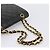 Borsa a tracolla CHANEL Matelasse con catena in pelle d'agnello nera e oro CC Auth 202897V Nero D'oro - vista 7