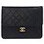 Borsa a tracolla CHANEL Matelasse con catena in pelle d'agnello Navy Gold CC Auth 200577V D'oro Blu navy - vista 13
