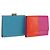 Autre Marque SAINT LAURENT Carteira de Couro Conjunto de 2 Azul Vermelho Auth bs36878