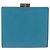 Autre Marque SAINT LAURENT Carteira de Couro Conjunto de 2 Azul Vermelho Auth bs36878 - vista 3
