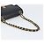 Borsa a tracolla CHANEL Chain Matelasse 23 in pelle d'agnello nera e oro CC Auth 200493SAM Nero D'oro - vista 7