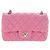Borsa a tracolla CHANEL Chain Matelasse 20 Tweed Pink Gold CC Auth BA15644SM Rosa D'oro - vista 13