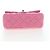 Borsa a tracolla CHANEL Chain Matelasse 20 Tweed Pink Gold CC Auth BA15644SM Rosa D'oro - vista 5
