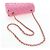 Borsa a tracolla CHANEL Chain Matelasse 20 Tweed Pink Gold CC Auth BA15644SM Rosa D'oro - vista 7