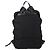 Mochila PRADA Nylon Black Silver Auth 197634 Negro Plata - vista 2