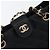 Borsa a tracolla CHANEL Matelasse con catena in raso nero con CC dorato Auth 200529V D'oro - vista 19