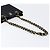 Borsa a tracolla CHANEL Matelasse con catena in raso nero con CC dorato Auth 200529V D'oro - vista 7