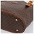 Céline Borsa Tote CELINE Macadam Canvas PVC Pelle Brown Gold Auth 203435A Marrone D'oro - vista 14
