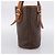 Céline Borsa Tote CELINE Macadam Canvas PVC Pelle Brown Gold Auth 203435A Marrone D'oro - vista 3