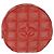 CHANEL New Travel Line Pouch Canvas Red Silver CC Auth 202970 Argento Rosso - vista 3