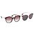 Occhiali da sole BURBERRY Plastica Set da 2 Rosso Argento Oro Auth BA15437 D'oro