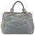 Borsa Miu Miu Vitellolux in pelle 2way Grigio Tono Oro Auth 202588V Marrone - vista 2