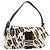 Borsa a tracolla FENDI Mamma Baguette in pelle Harako Beige Silver Auth 202898SAM Argento