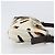 Borsa a tracolla FENDI Mamma Baguette in pelle Harako Beige Silver Auth 202898SAM Argento - vista 4
