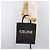Céline Borsa a Mano CELINE Macadam Vertical Cabas PVC Pelle Marrone Tono Oro Auth 202827A - vista 21
