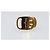 Orecchini Salvatore Ferragamo Vala Metal Gold Tone Auth SW2870 - vista 2