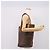 Céline CELINE Macadam Canvas Tote Bag PVC Leder Brown Gold Auth 201267V Braun Golden - Ansicht 24