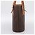 Céline CELINE Macadam Canvas Tote Bag PVC Leder Brown Gold Auth 201267V Braun Golden - Ansicht 3