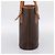 Céline CELINE Macadam Canvas Tote Bag PVC Leder Brown Gold Auth 201267V Braun Golden - Ansicht 4