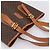 Céline CELINE Macadam Canvas Tote Bag PVC Leder Brown Gold Auth 201267V Braun Golden - Ansicht 6
