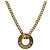 Céline Collana CELINE Metallo Oro Auth SW2846