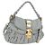 Miu Miu Handtasche Leder 2way Grau Gold Authentisch 196873A Braun Golden