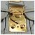 Miu Miu Handtasche Leder 2way Grau Gold Authentisch 196873A Braun Golden - Ansicht 25