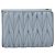 Miu Miu Matelasse Bifold Wallet Leather Light Blue Gold Auth 203339M Golden - view 2