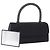 Borsa a mano BOTTEGA VENETA INTRECCIATO Nylon Nero Argento Auth 200527M